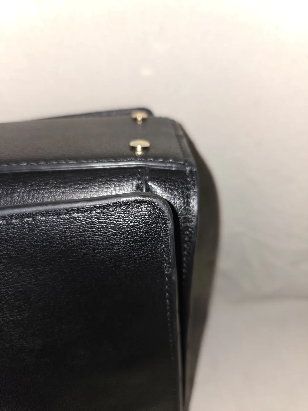 Michael Kors Pebble Black Leather Structured Handbag